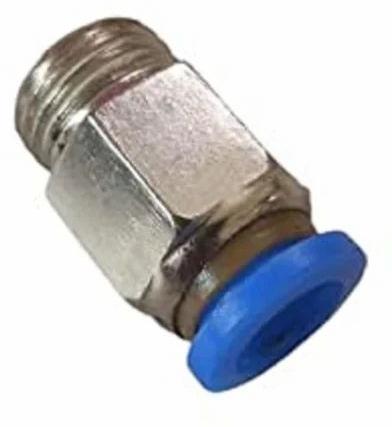 Stainless Steel Pneumatic Male Connector, Color : Silver