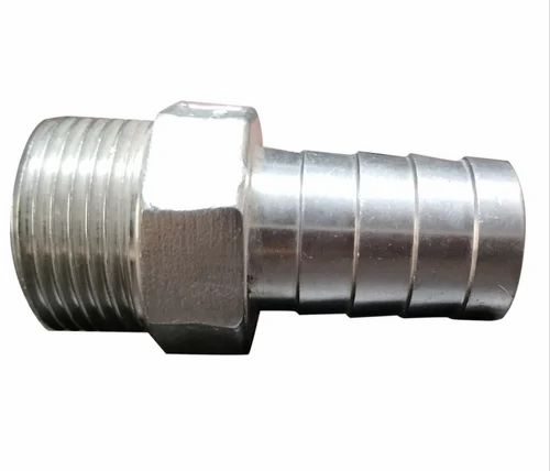 Silver Stainless Steel IC Hose Nipple