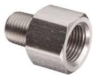 Silver Stainless Steel IC Male Female Adapter