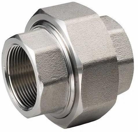 Polished Stainless Steel IC Union, for Pipe Feetings, Feature : Durable, Fine Finishing, High Strength