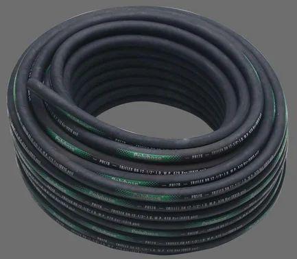 Black Round Triflex Hydraulic Hose Pipe, for Industrial