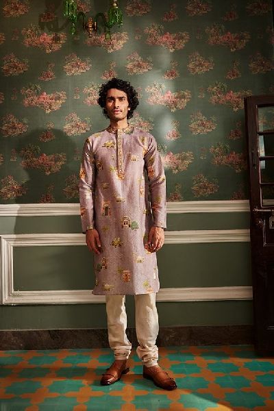 Kurta pyjama set, Size : Medium, Large