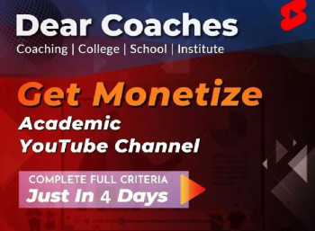 Get Monetize Academic Youtube Channel