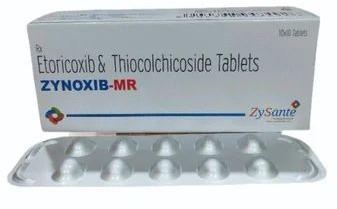 Form Etoricoxib And Thiocolchicoside Tablet, Packaging Type : Box