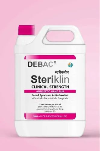 Debac Steriklin Antiseptic Hand Rub, Packaging Size : 5L