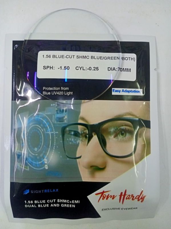 White Round Plain Fiber Plastic ophthalmic lenses, for Eye Contact, Size : 30-45mm