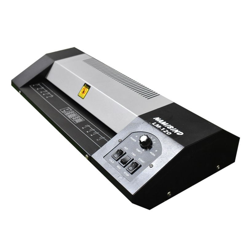 White Electric Paper Lamination Machine LM120, Certification ISO