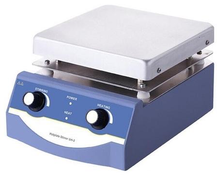 Blue Electric Square Stainless Steel Seed Hot Plate, for Laboratory Use, Certification : CE Certified