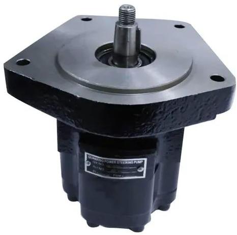 High Mild Steel Power Steering Pump, for Automotive Industry, Color : Black