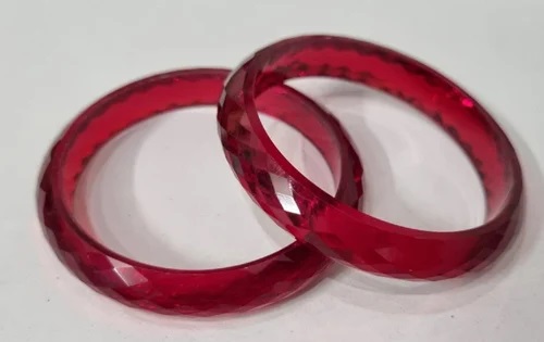 Acrylic Red Bangles