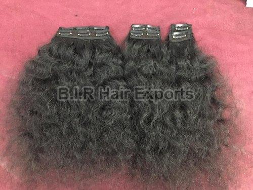 Clip In Curly Hair Extension, for Parlour, Personal, Length : 14 to 30 Inch