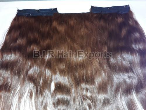 Clip In Human Hair Extension, Style : Straight