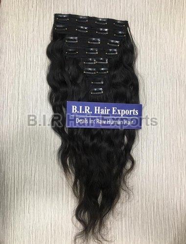 Clip In Wavy Hair Extension, for Parlour, Personal, Length : 16-30 Inch