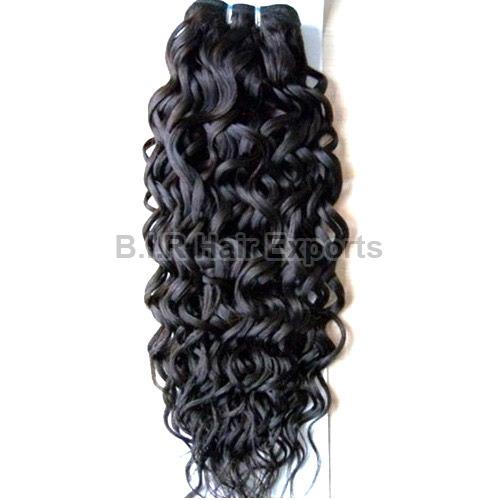 Black 100-150gm Deep Curly Raw Hair, for Parlour, Personal, Length : 10-20Inch, 40