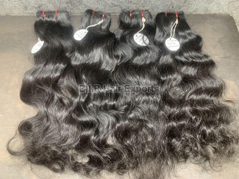 B.i.r Black Indian Raw Hair, For Parlour, Personal, Style : Curly, Straight, Wavy
