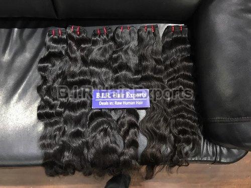 B.I.R Temple Virgin Hair, for Parlour, Personal, Style : Wavy