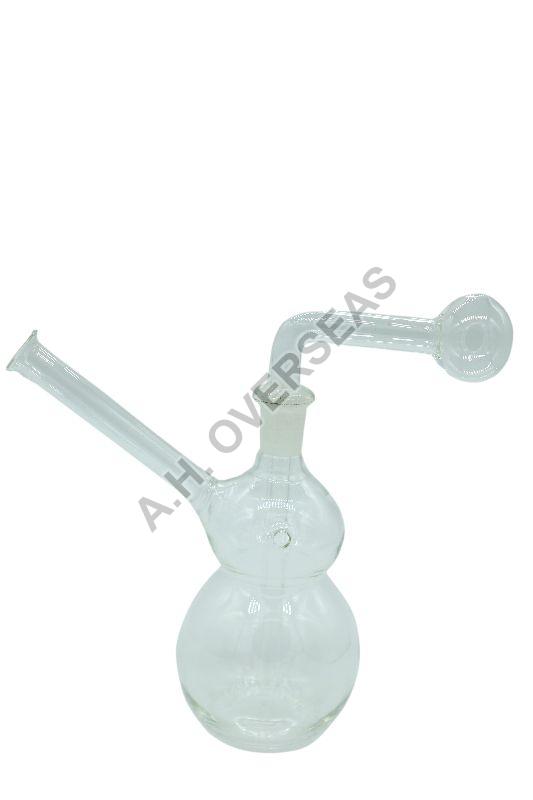 Transparent Plain 80gm Glass oil bubbler, Size : 5 Inches