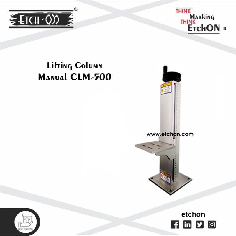 Etchon Manual Column, For Machine Body, Color : Grey, White