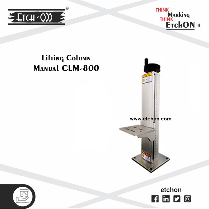 Vertical Metal 800mm Etchon Manual Column, For Machine Body, Feature : Stand