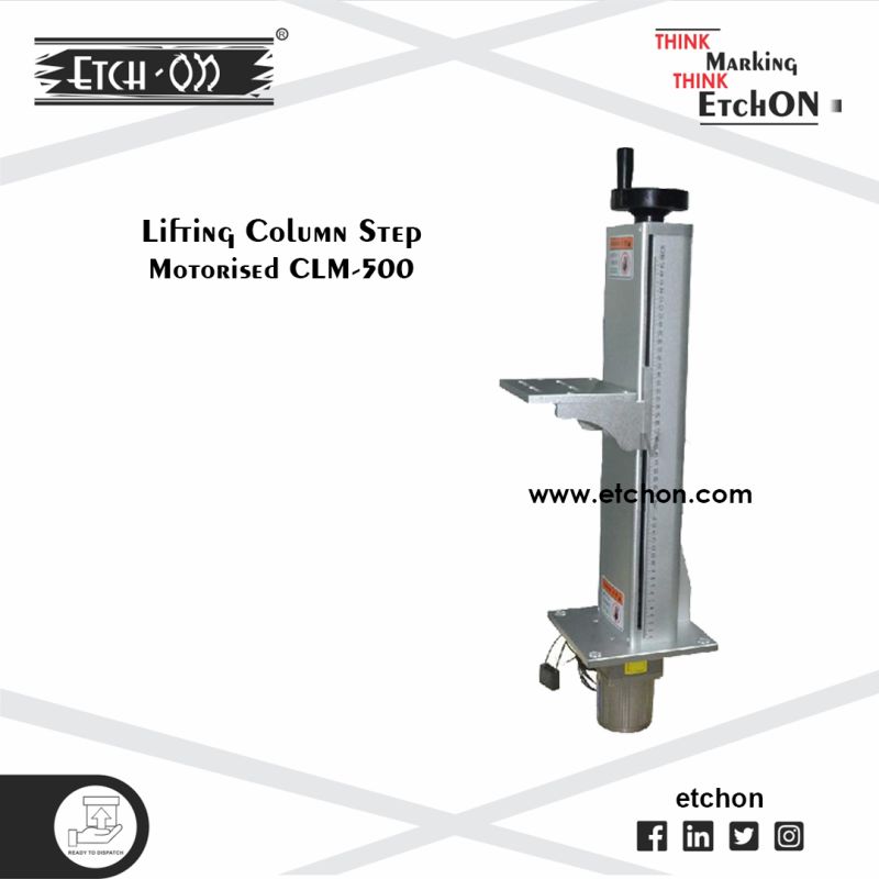 Grey Manual Stainless Steel 550mm Etchon Motorized Column