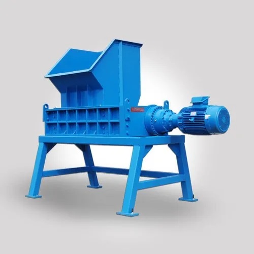 Double Shaft 500-1000 Kg/hr Waste Industrial Shredders, Automation Grade : Automatic