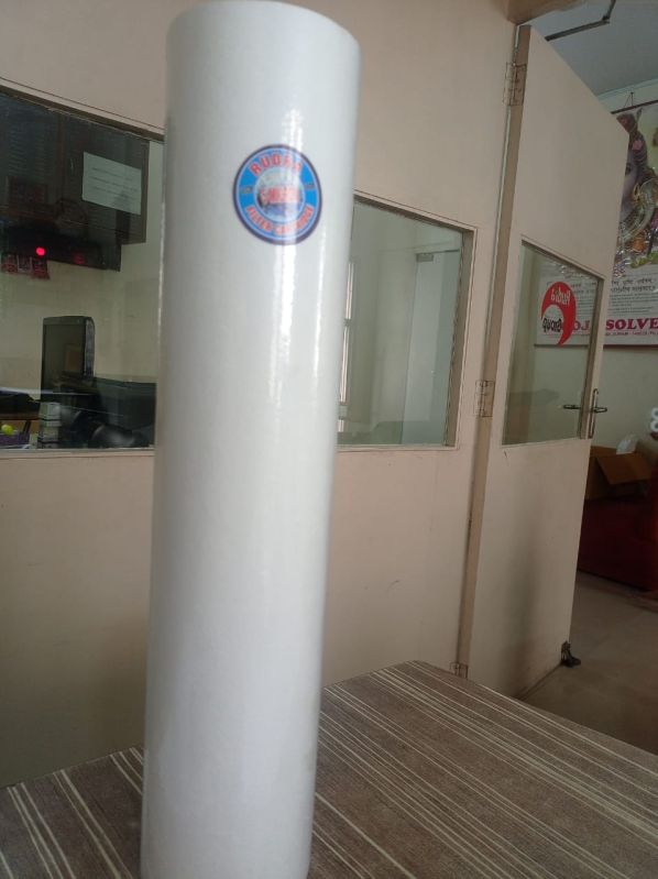 White Cylindrical Spun Filter Cartridge, For Industrial