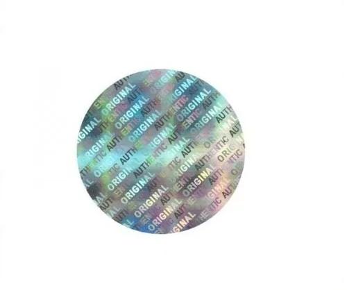 Silver Stamping Foil Hologram Stickers, Size : 22mm 