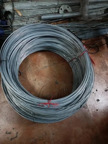 Silver MS Galvanized Wire, Packaging Type : Bundle