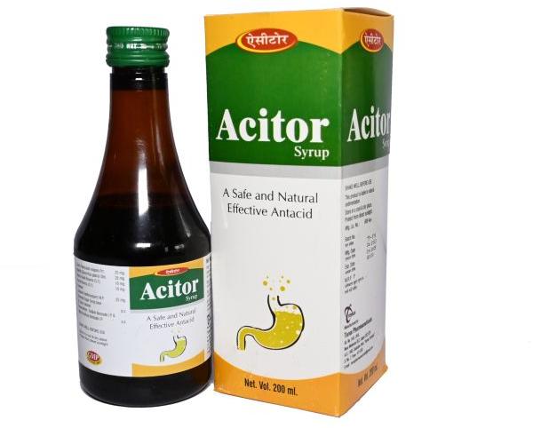 Liquid Acitor Syrup, For Lever Use, Syrup Type : Ayurvedic
