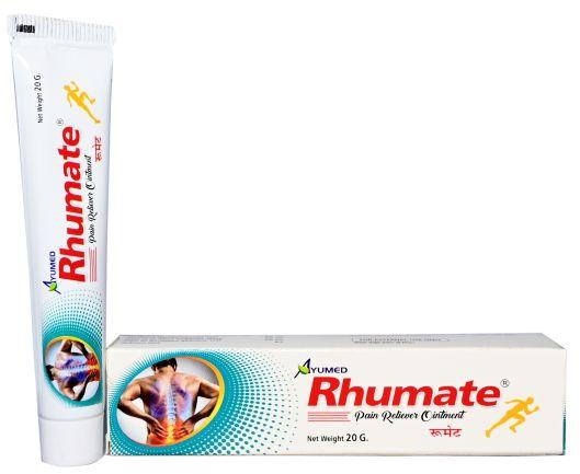Ayumed Rhumate Pain Reliever Ointment, Packaging Type : Plasrtic Tube