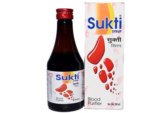 Ayumed Sukti Blood Purifier Syrup, Packaging Type : Bottle