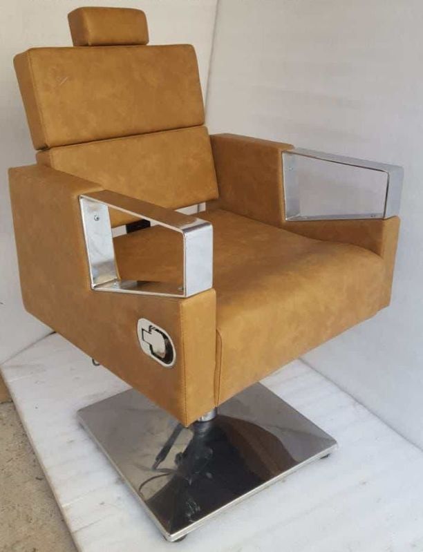 Plain Polished Metal Galaxy Salon Chair, Size : Standard