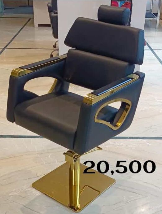 Plain Polished Metal Mayur Handle Salon Chair, Size : Standard