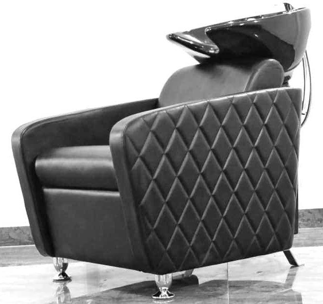 Polished Metal Oskar Plain Salon Chair, Size : Standard