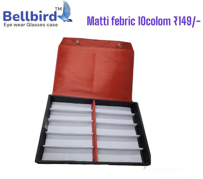 10 Column Matty Fabric Eyewear Display Tray