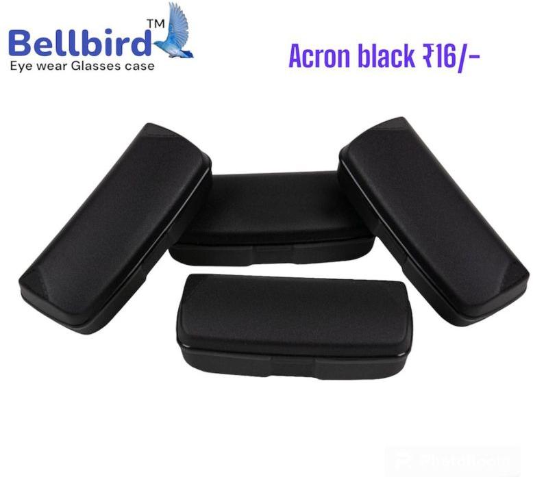 Acron Black Plastic Optical Hard Case, Pattern : Plain