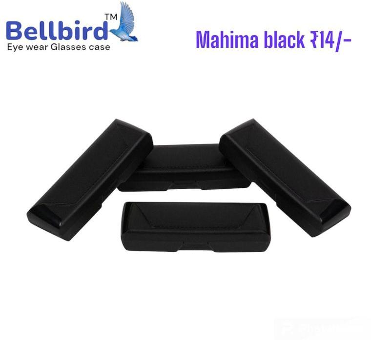 Mahima Black Plastic Optical Hard Case, Pattern : Plain