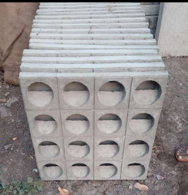 Grey Rectangle Concrete Wall Jali, for Construction, Size : Standard at ...