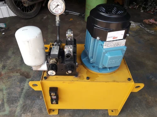 Presstech Mild Steel Hydraulic Power Pack Voltage V Power Hp At Rs Piece In