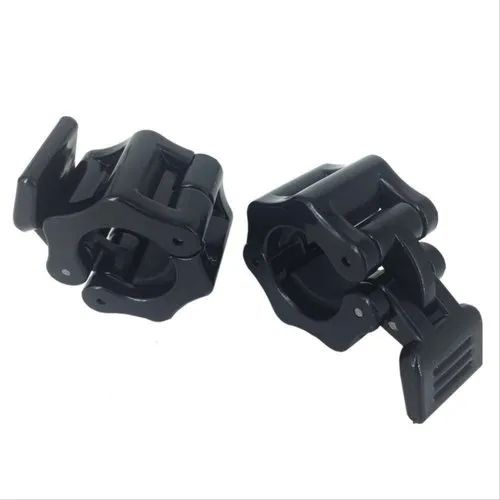 Plastic Olympic Barbell Lock, Color : Black