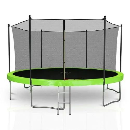Black Trampoline With Safety Net, Size : 6, 8, 10, 12, 14 Foot at