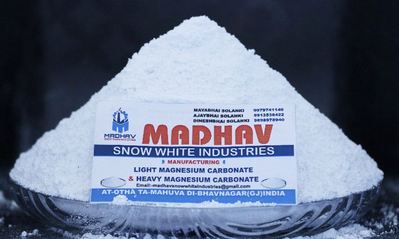 LIGHT MAGNESIUM CARBONATE ALL GRADE, Classification : White Almost White