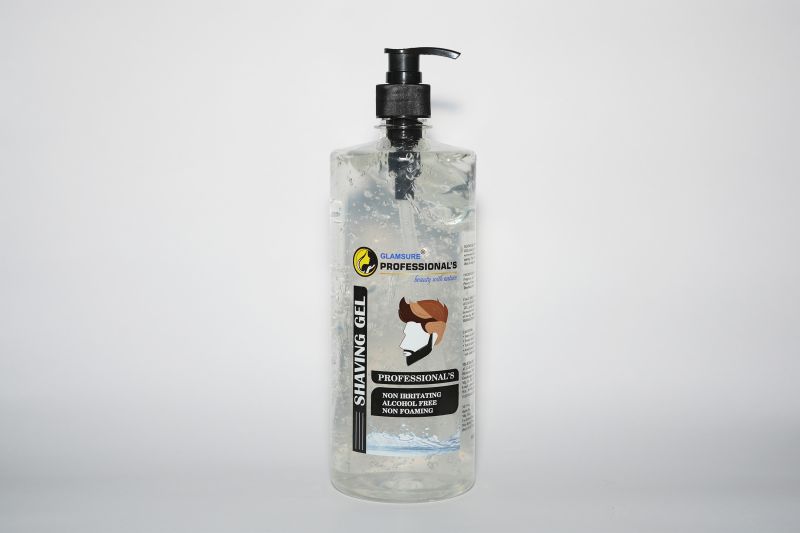 950gm Glamsure Professional Shaving Gel, Packaging Type : Bottle