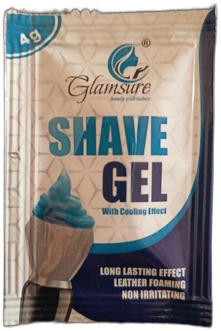 4gm shave gel, Packaging Type : Pouch