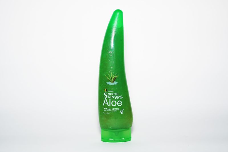 Aloe vera facial scrub, for Personal, Feature : Attractive Fragrance, Eco Friendly, Non Toxic, Skin Friendly
