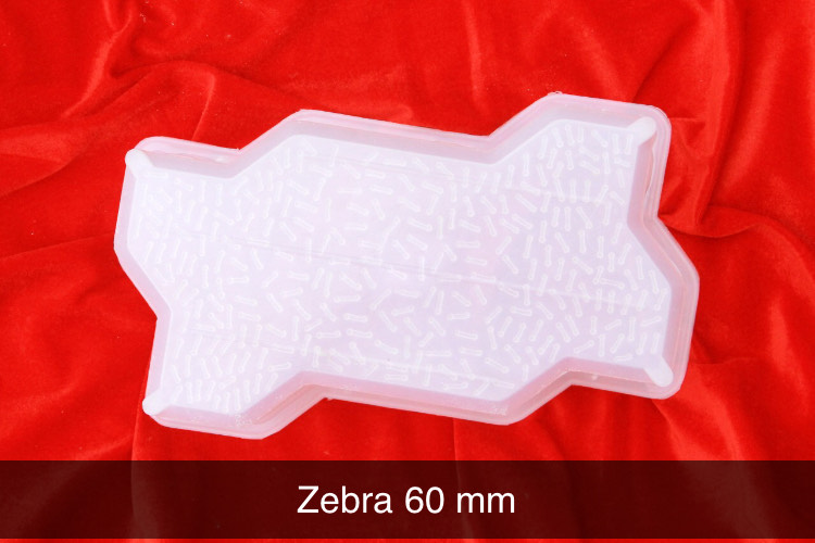 60mm Zebra Plastic Paver Mould