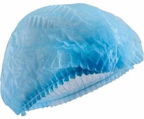 Blue Disposable Bouffant Cap