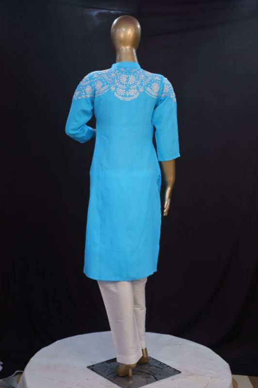 36IN41 Ladies Linen Kurta