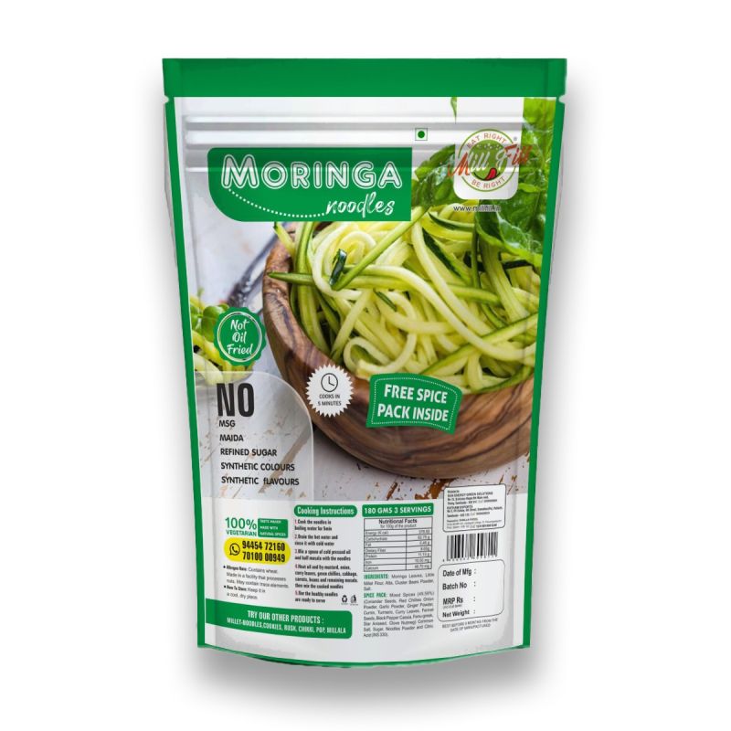 Millfill Moringa Millet Noodles, Style : Instant
