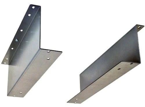 Silver Polished Mild Steel Z Bracket, for Wall Mounting, Feature : Corrosion Resistance